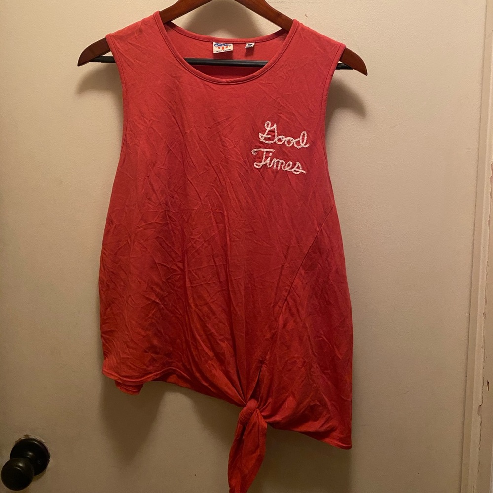 Junk Food red tank top Disney Good Times